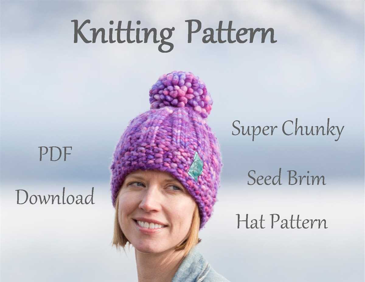 Cozy And Stylish Get The Free Knit Chunky Hat Pattern