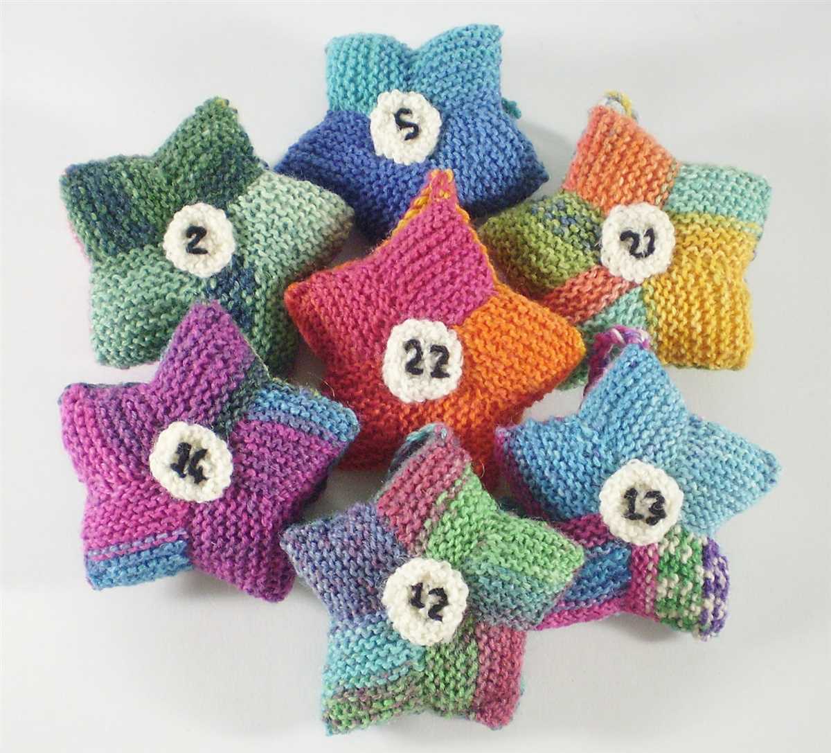 Ravelry knitted star pattern