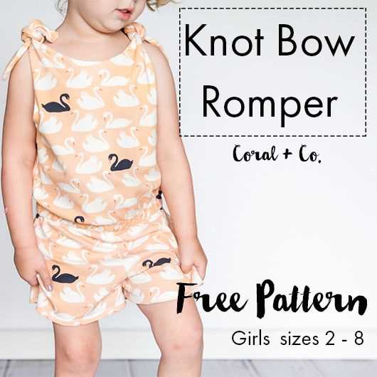 Knit romper sewing pattern