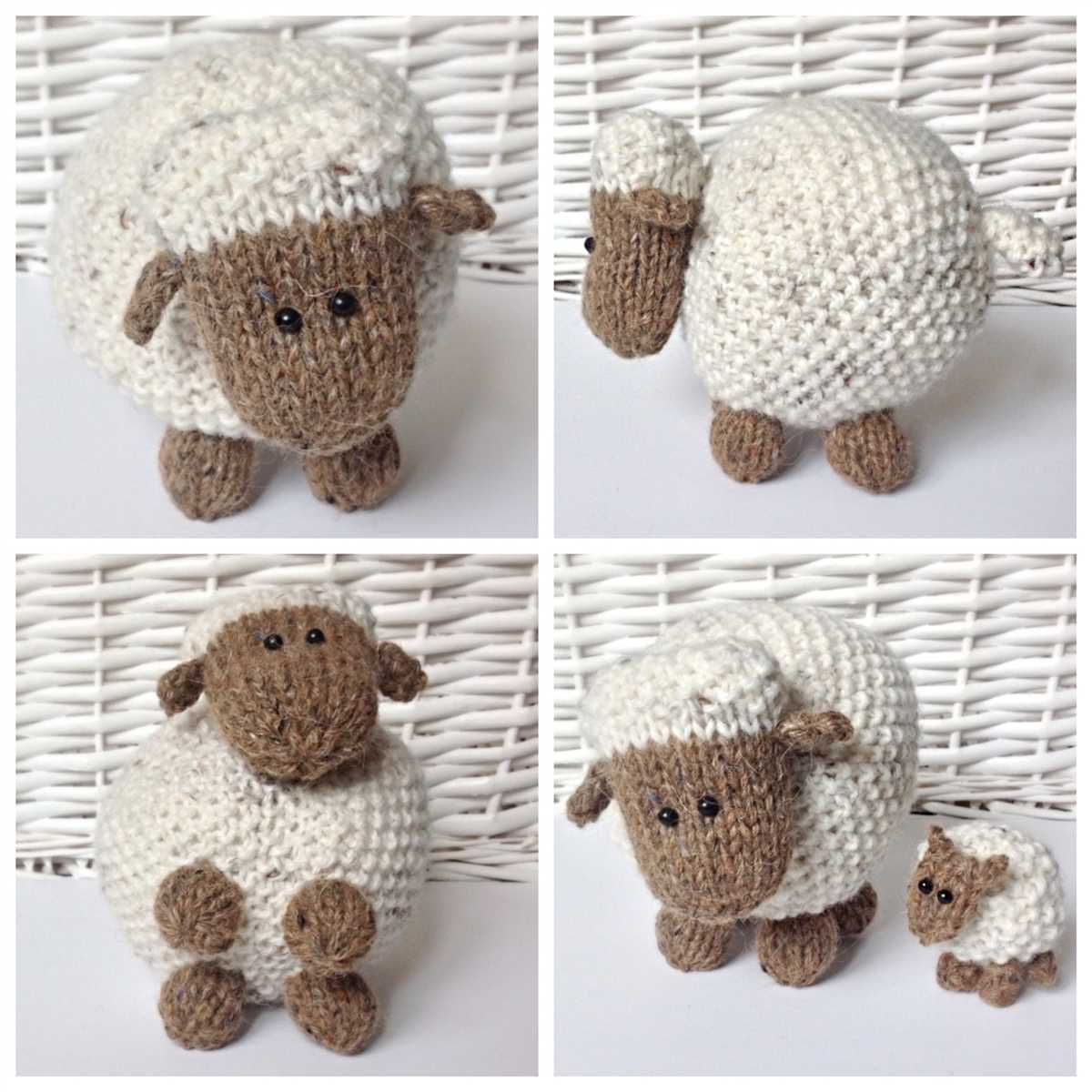 Free knitting pattern toy sheep