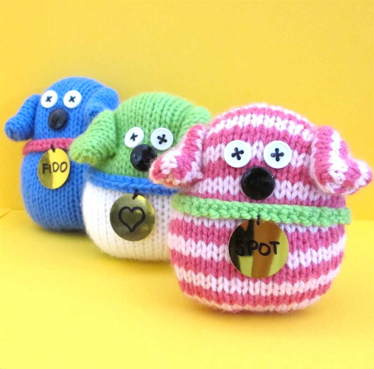 Beginner knitting patterns stuffed animals