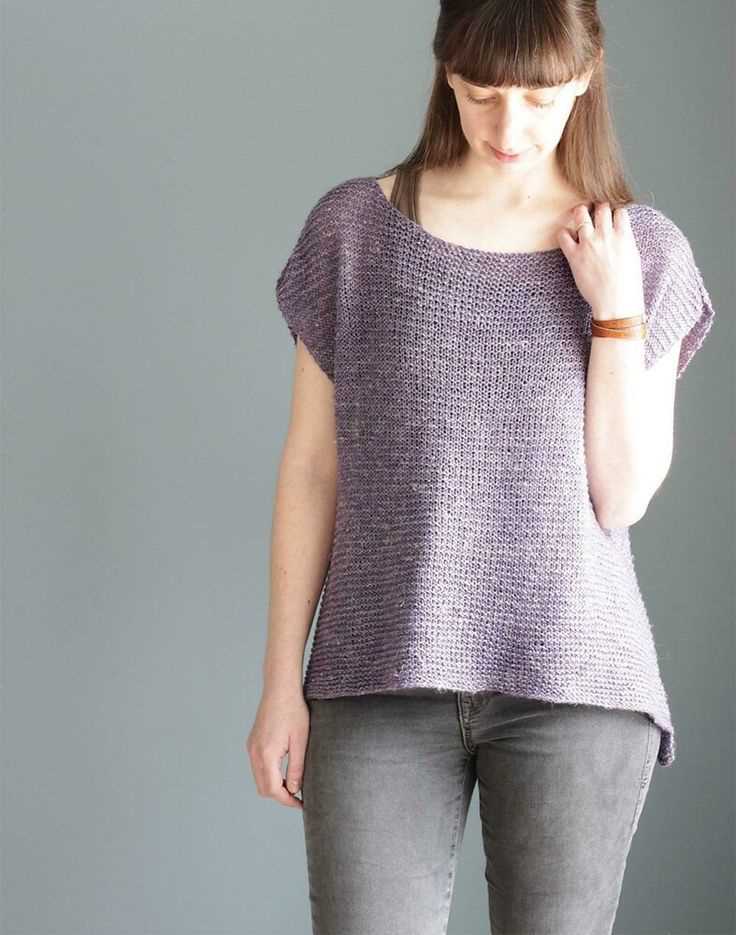 Sleeveless pullover knitting pattern