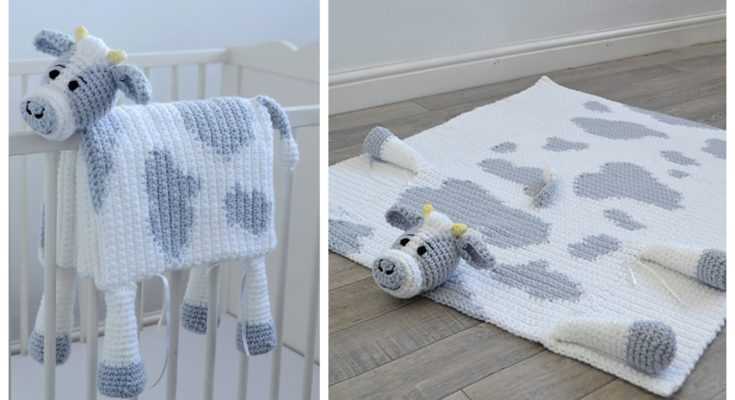 Free knitted lovey blanket pattern