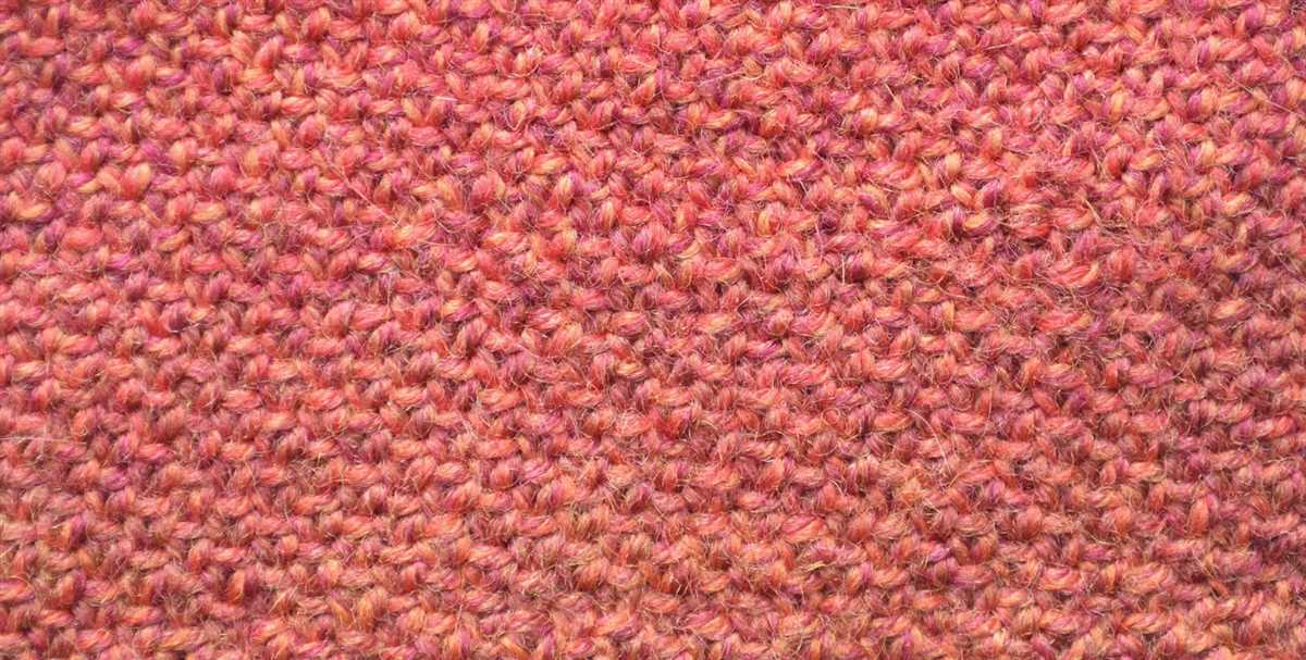 Dense knitting stitch patterns