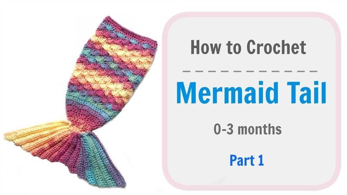 Knit mermaid tail pattern