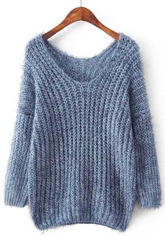 Knitting pattern v neck sweater