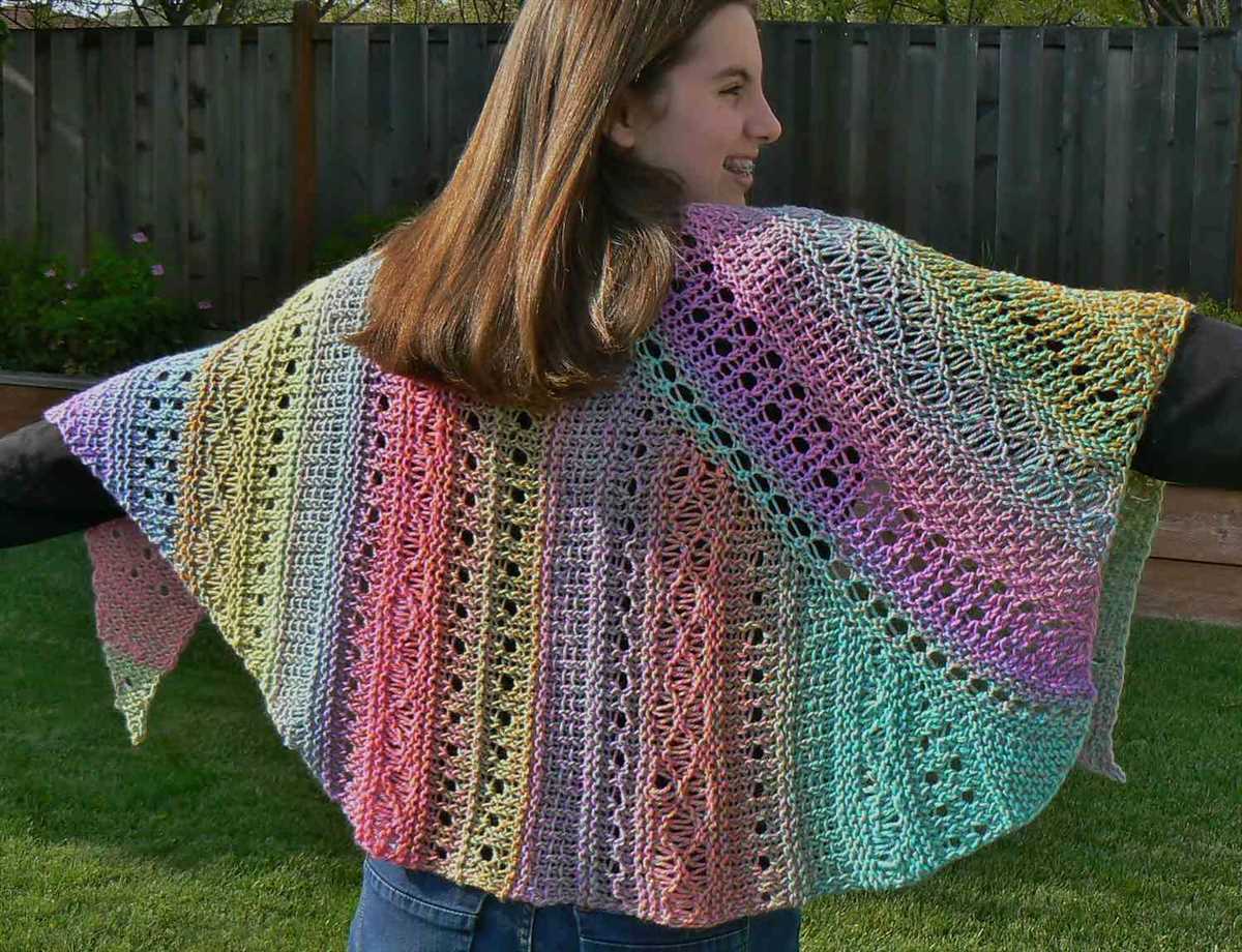 Easy loom knitting shawl patterns