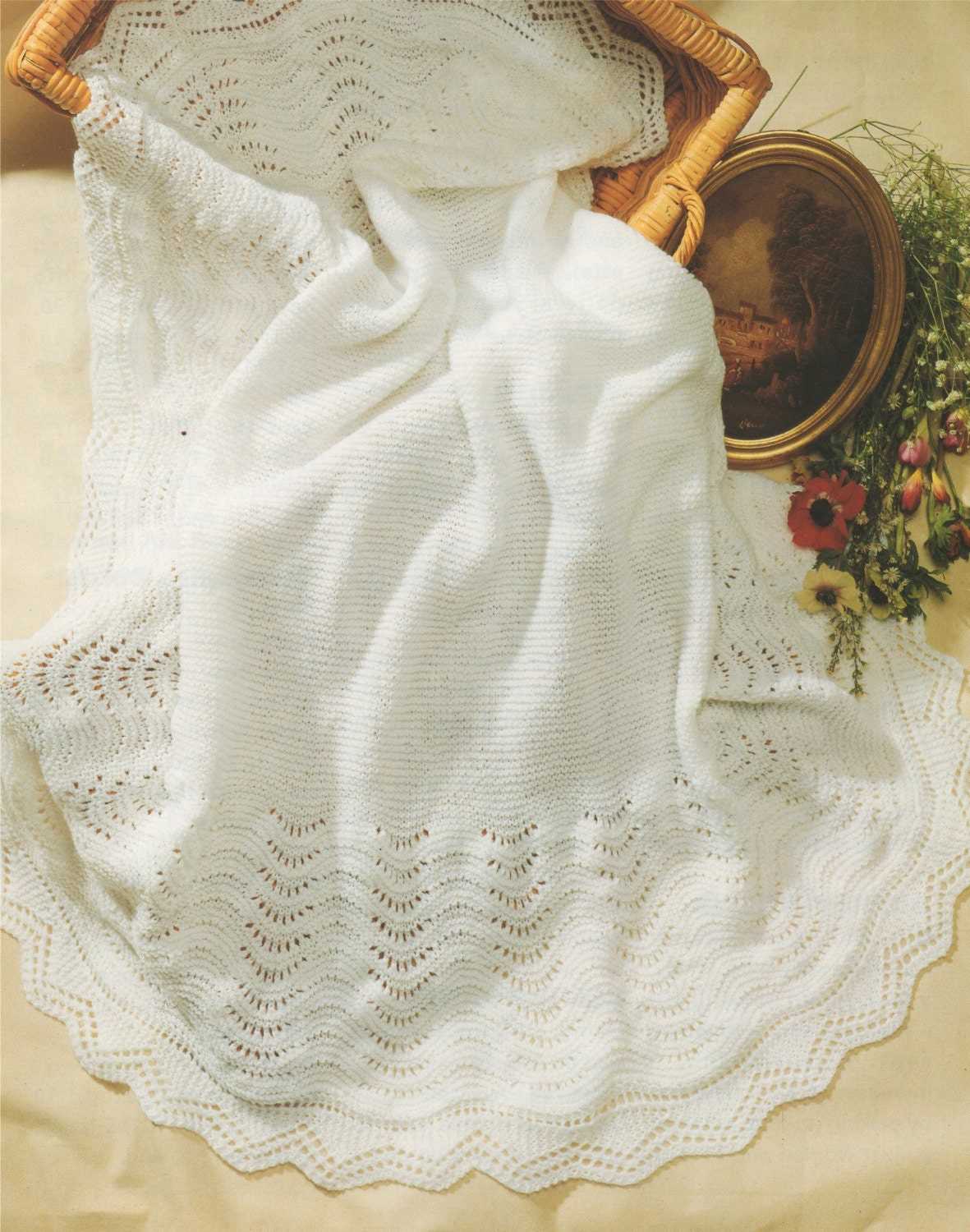 Christening blanket knitting pattern