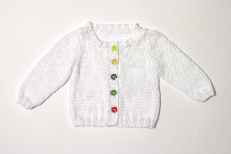 Knit baby cardigan pattern
