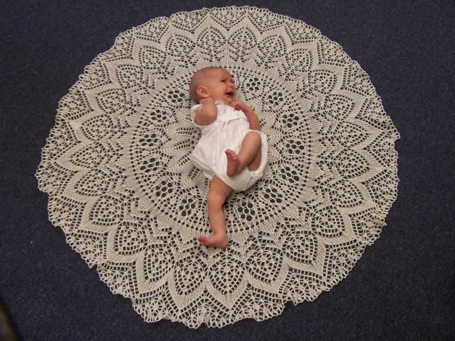 Circular lace knitting patterns