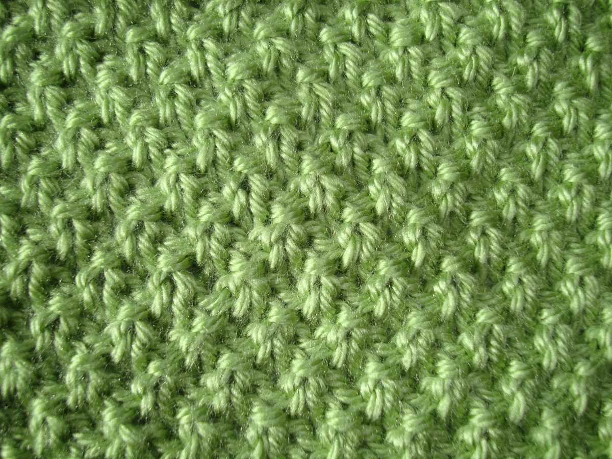 Double knit pattern