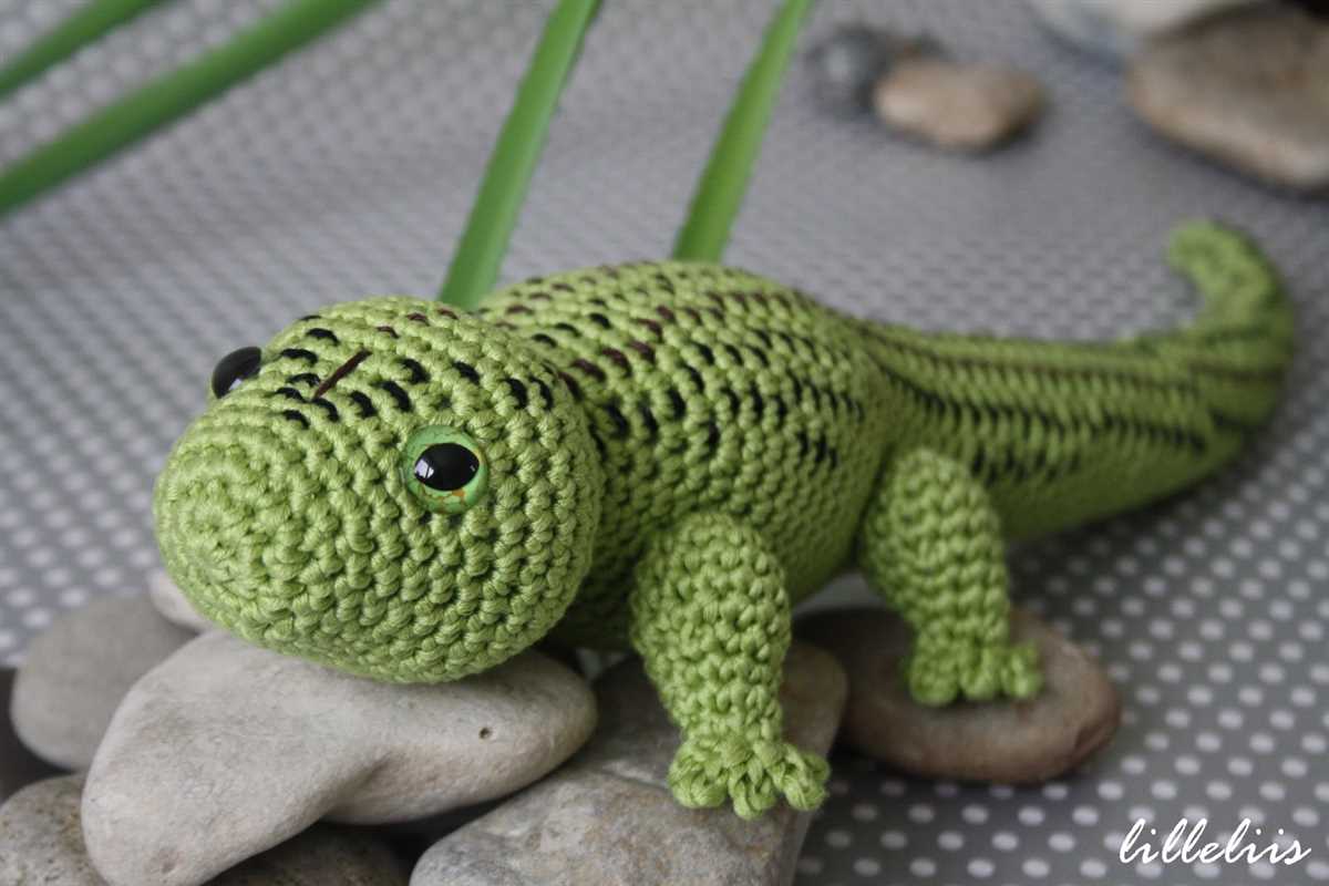 Lizard knitting pattern free