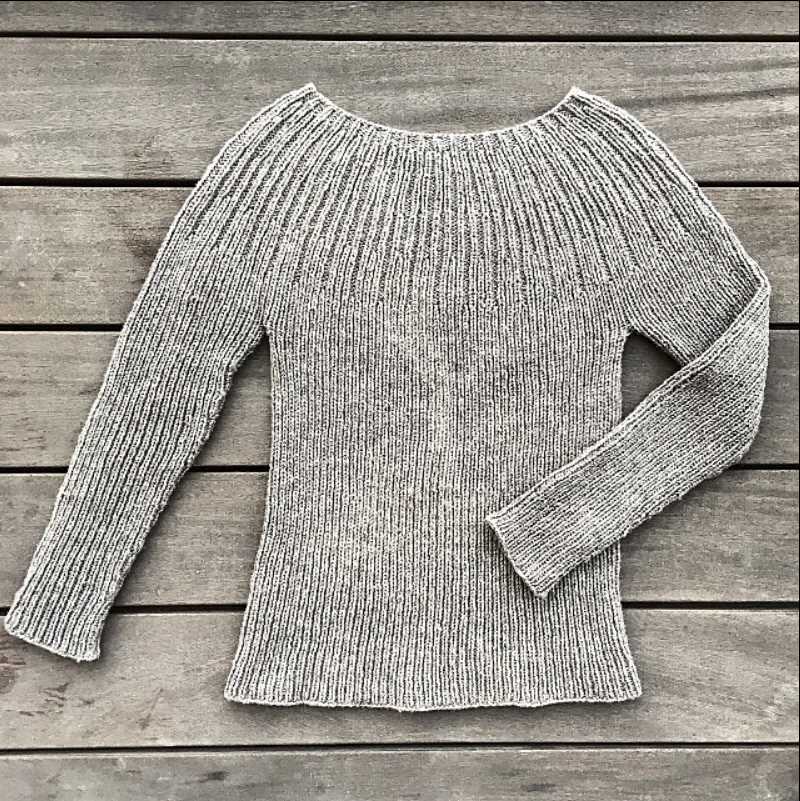 Super cropped sweater knitting pattern