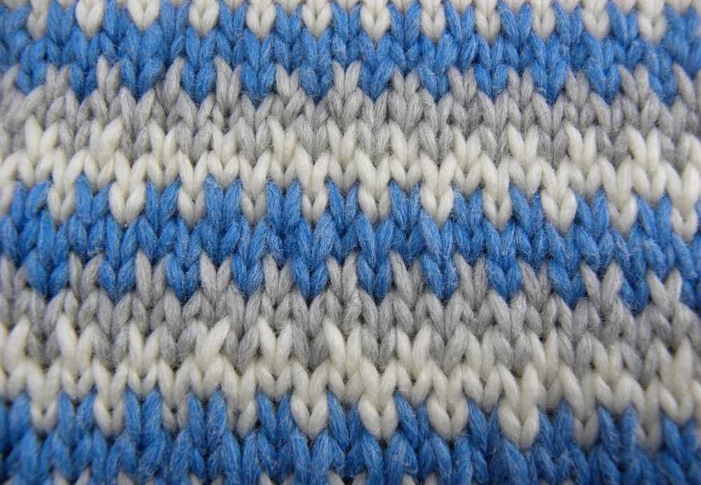 Knit hair net pattern