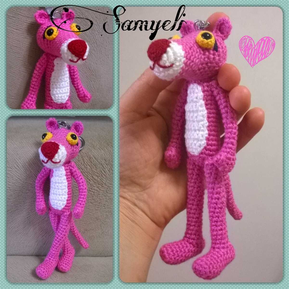 Free pink panther knitting pattern