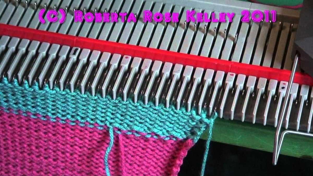 Loom knitting machine patterns