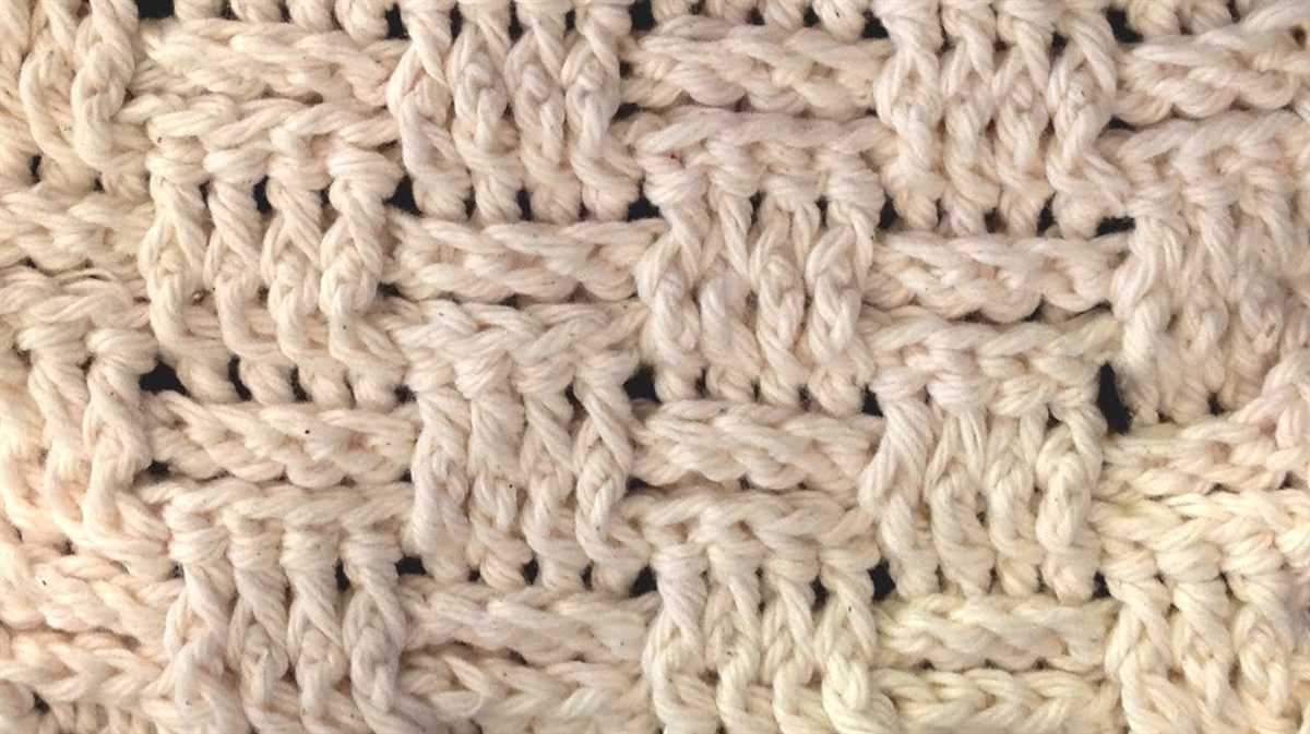 Basket weave cowl knitting pattern