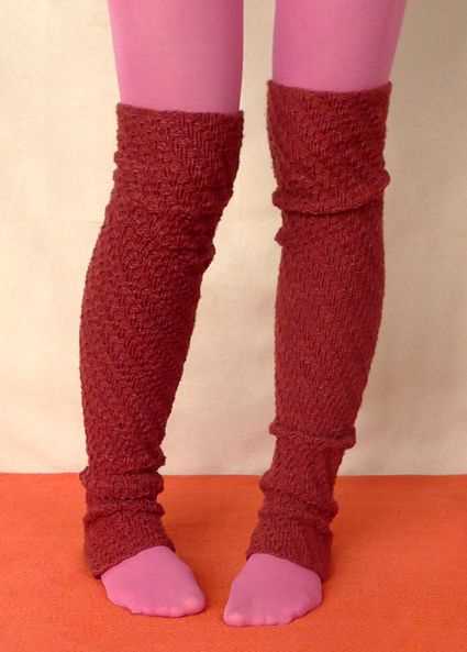 Free easy leg warmer knitting patterns