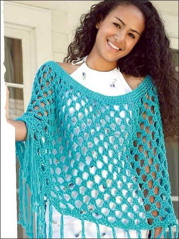 Free poncho knitting patterns for adults