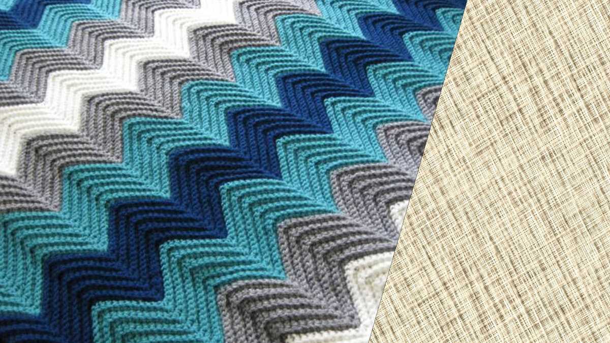 Zig zag knitting pattern