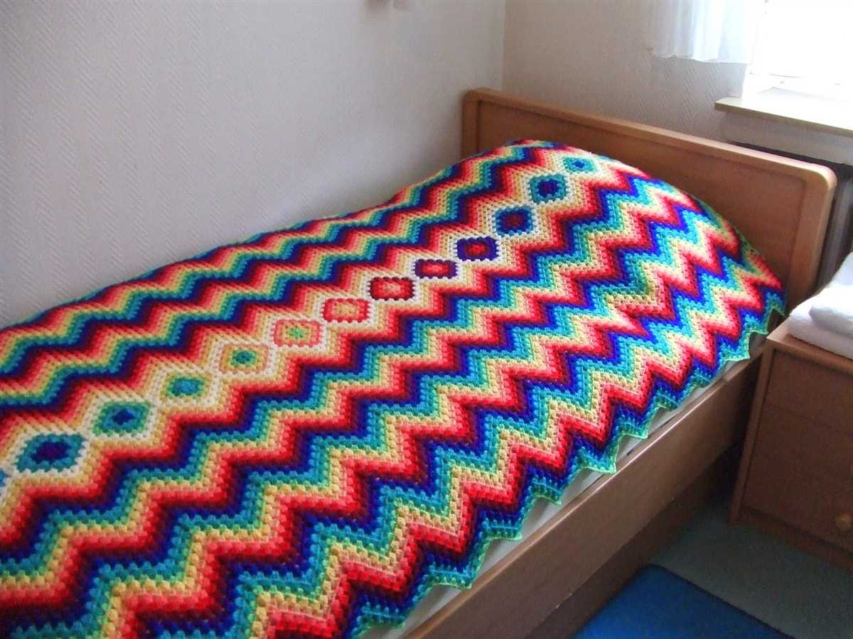 3 color blanket knitting pattern