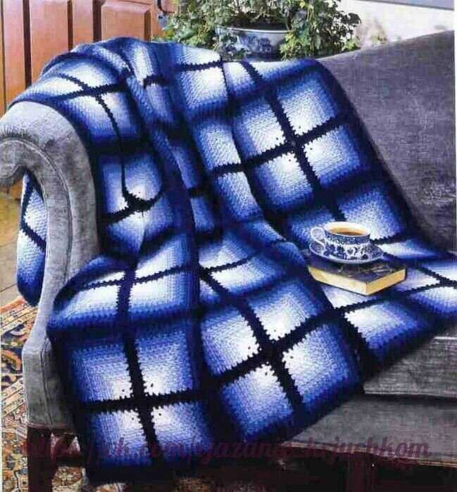 3 color blanket knitting pattern