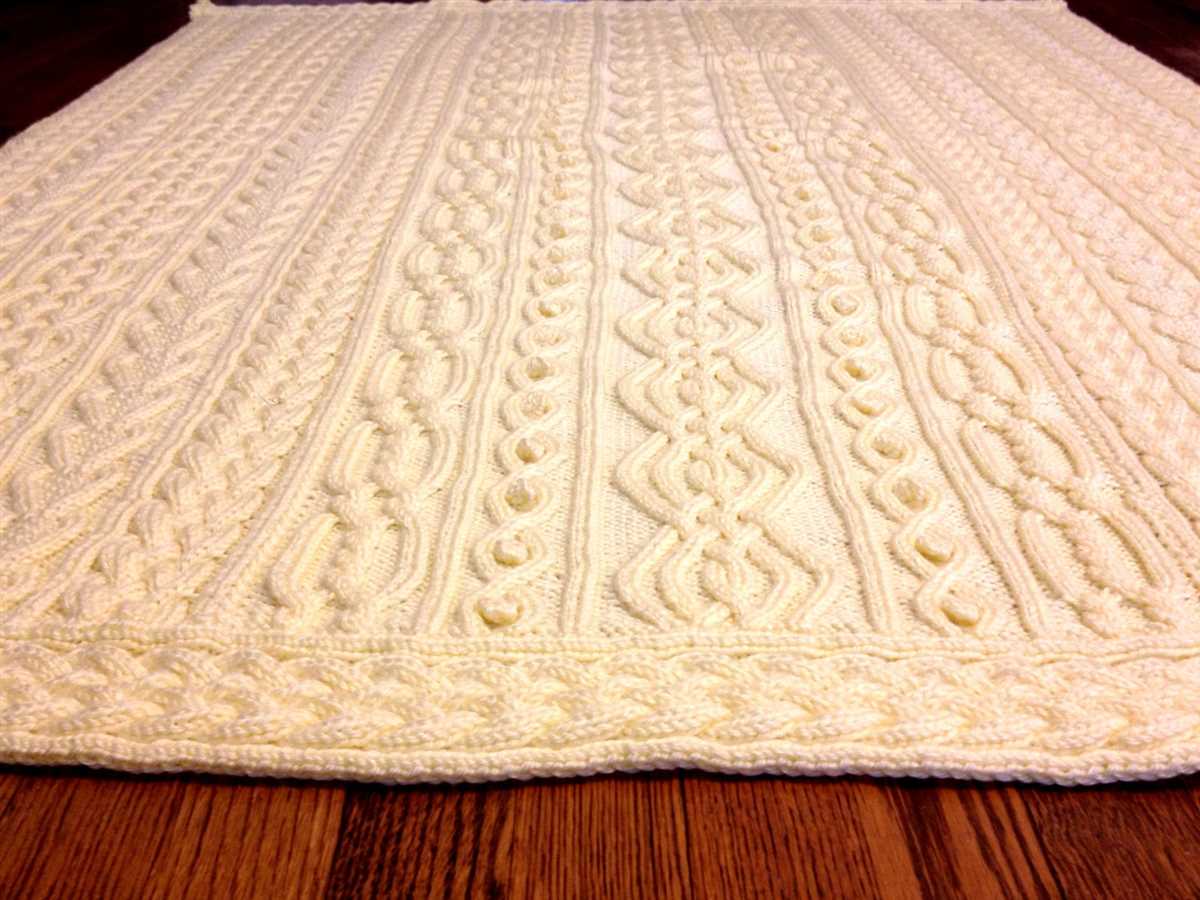 8 ply blanket knitting patterns free