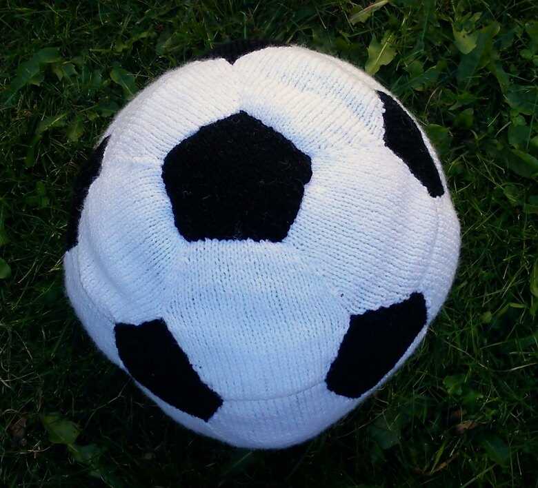 American football knitting pattern