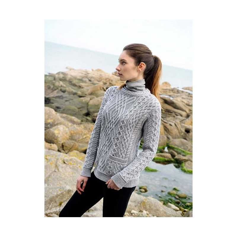 Aran fisherman knit sweater patterns