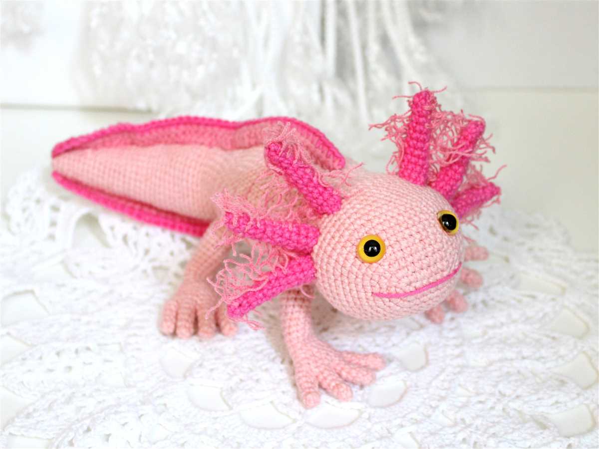 Axolotl knitting pattern