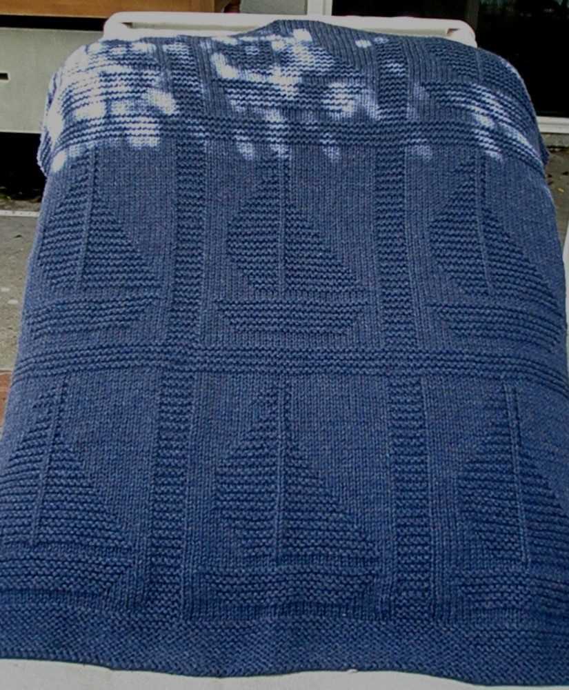 Baby boy blanket knitting patterns free