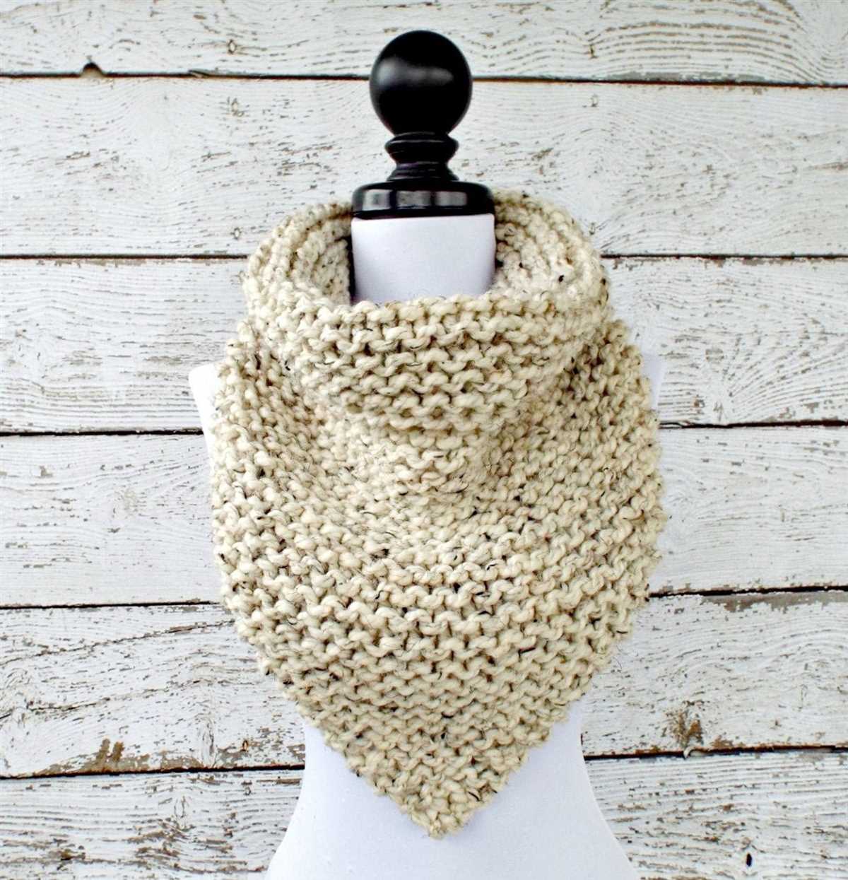 Bandana cowl knitting patterns