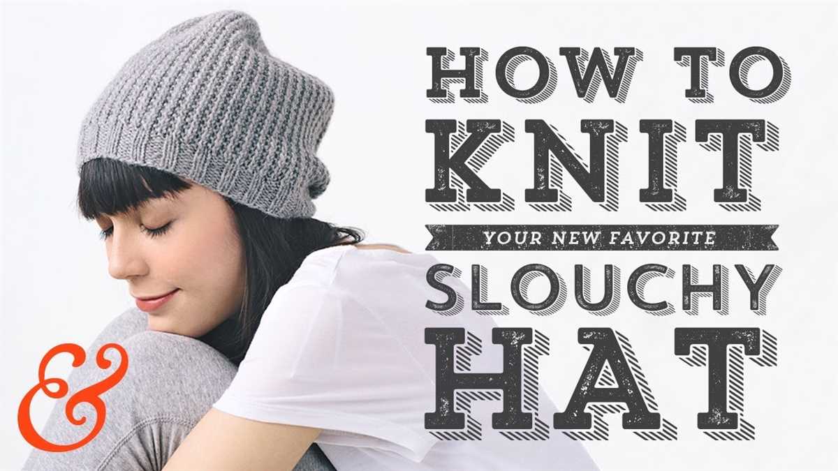 Beanie knitting pattern 8 ply