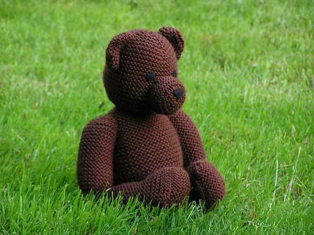 Bear paw knitting pattern