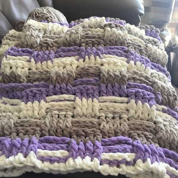 Bernat baby blanket yarn knitting patterns free