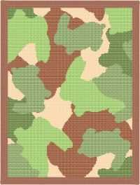 Camouflage knitting patterns