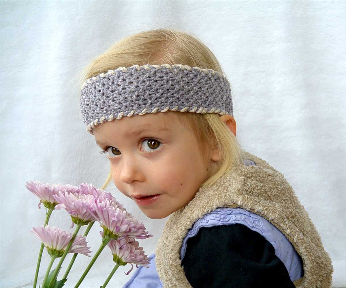 Child's knitted headband free pattern