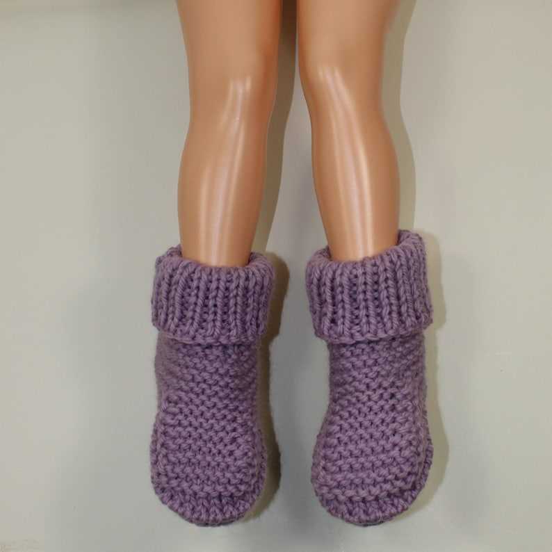 Chunky slipper sock knitting pattern