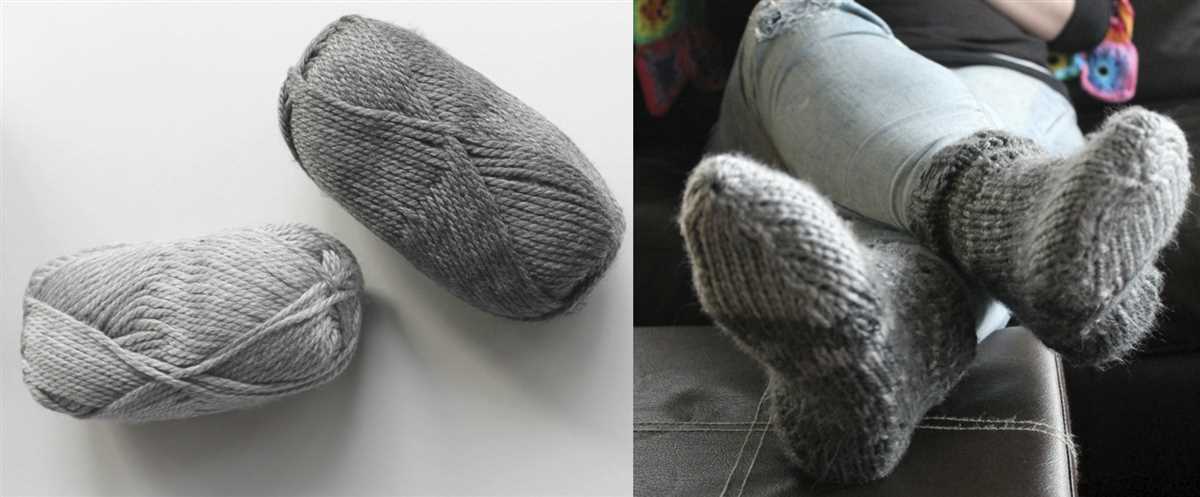 Chunky slipper sock knitting pattern