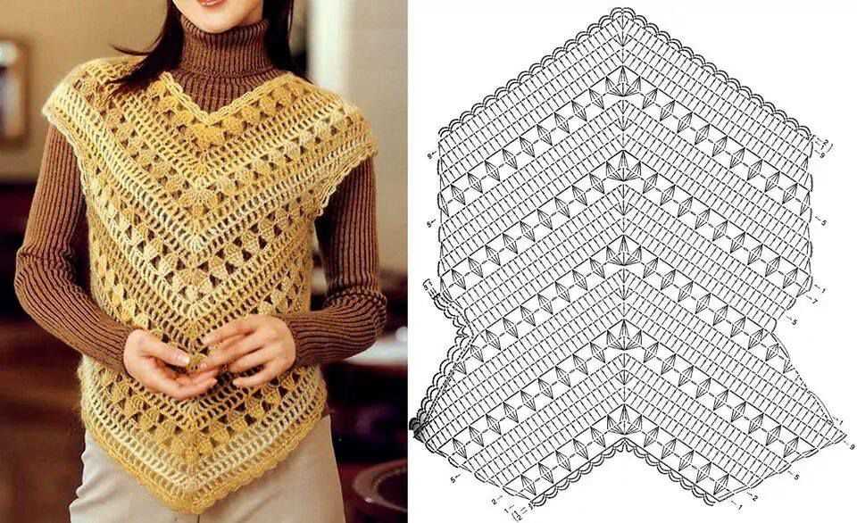 Circle vest knitting pattern