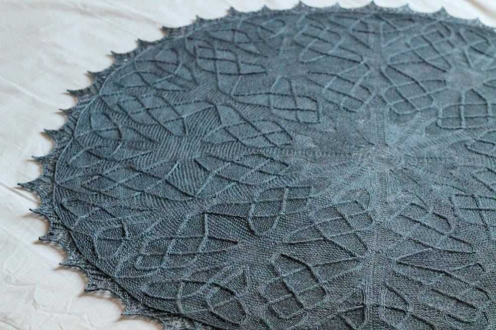 Circular lace knitting patterns