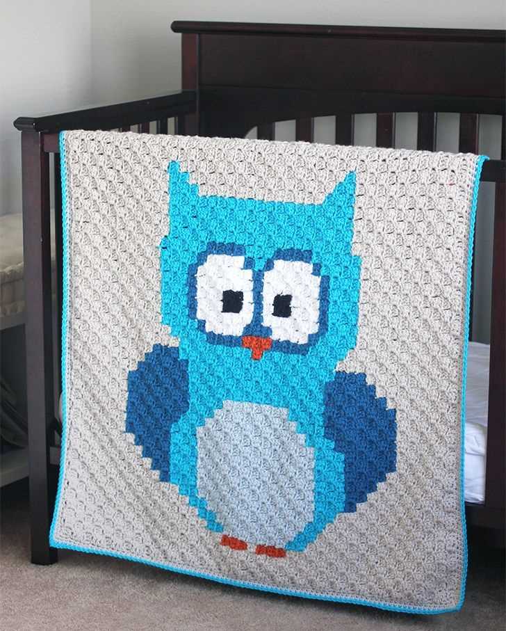Corner to corner knit baby blanket pattern