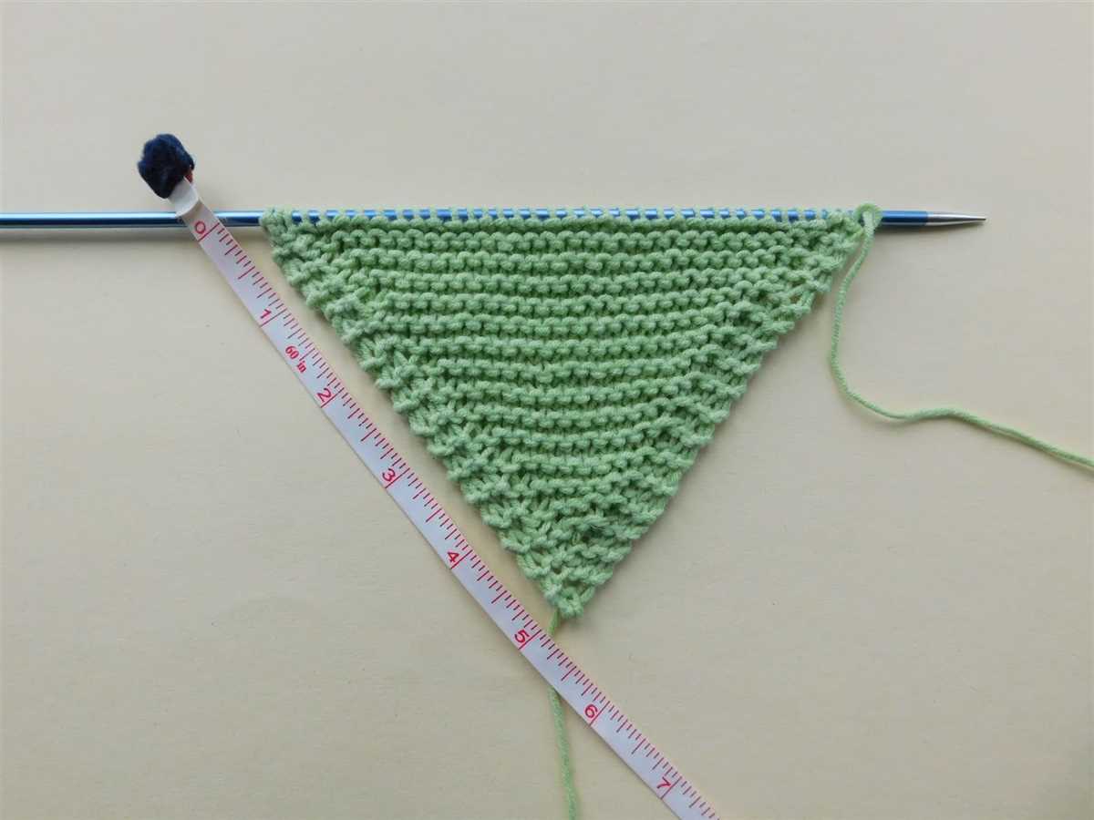 Corner to corner knit baby blanket pattern