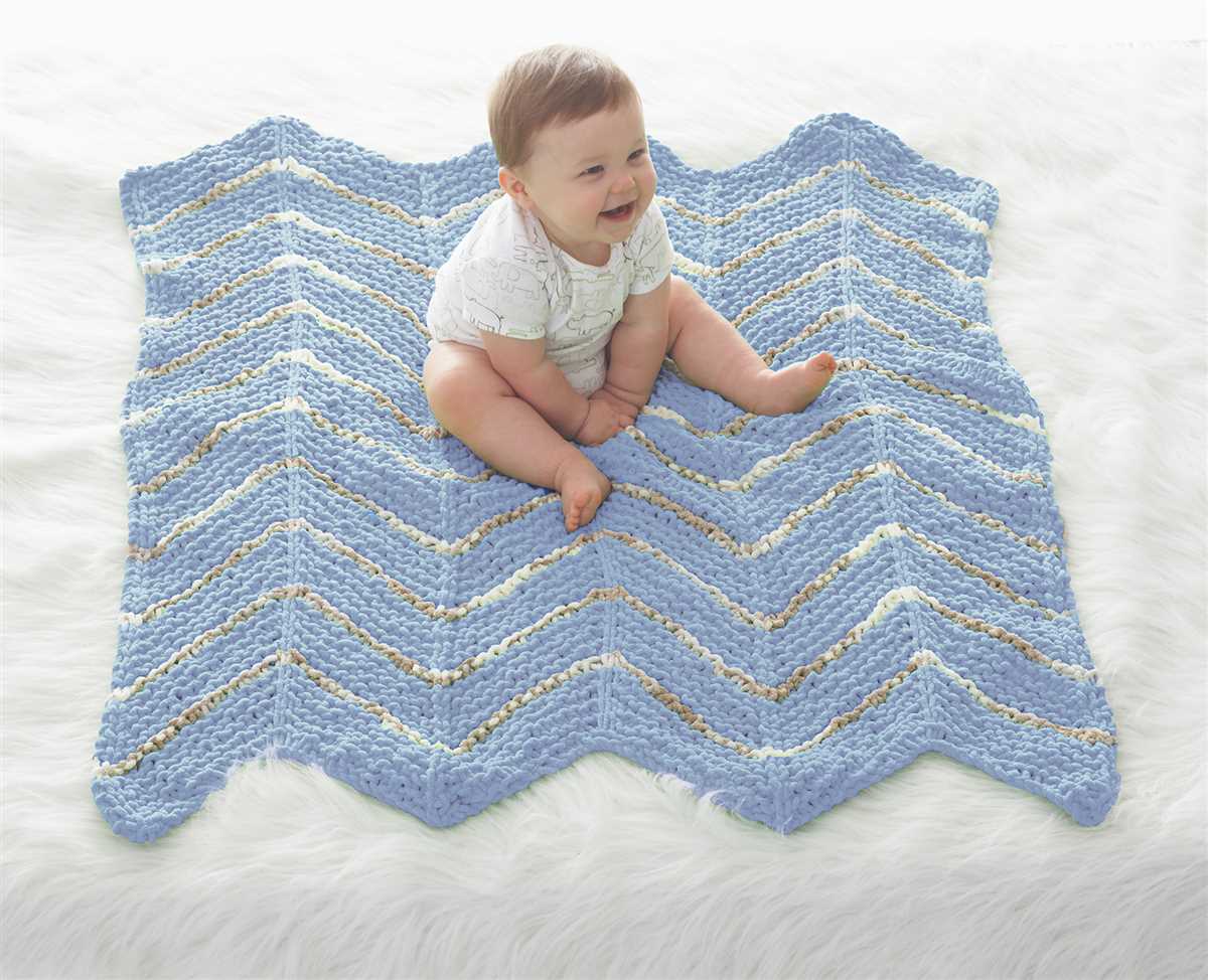 Corner to corner knit baby blanket pattern