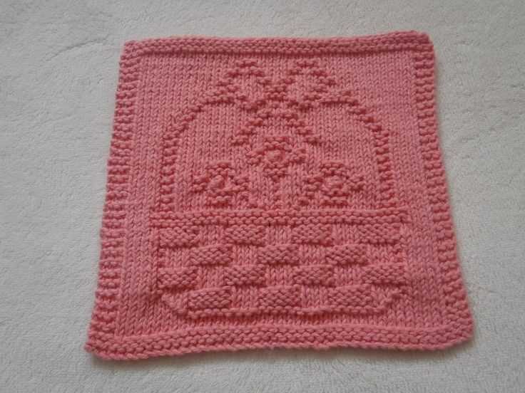 Cotton dishcloth knitting pattern free