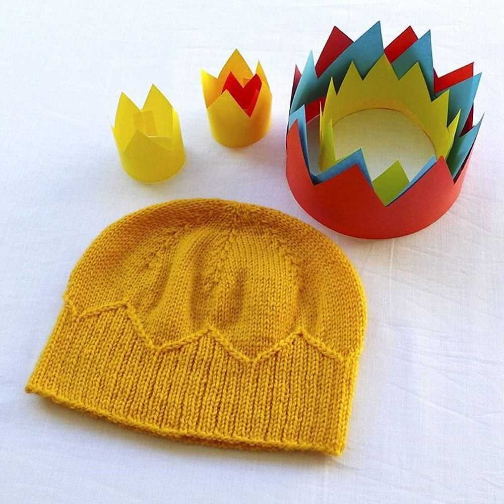 Crown knitting pattern