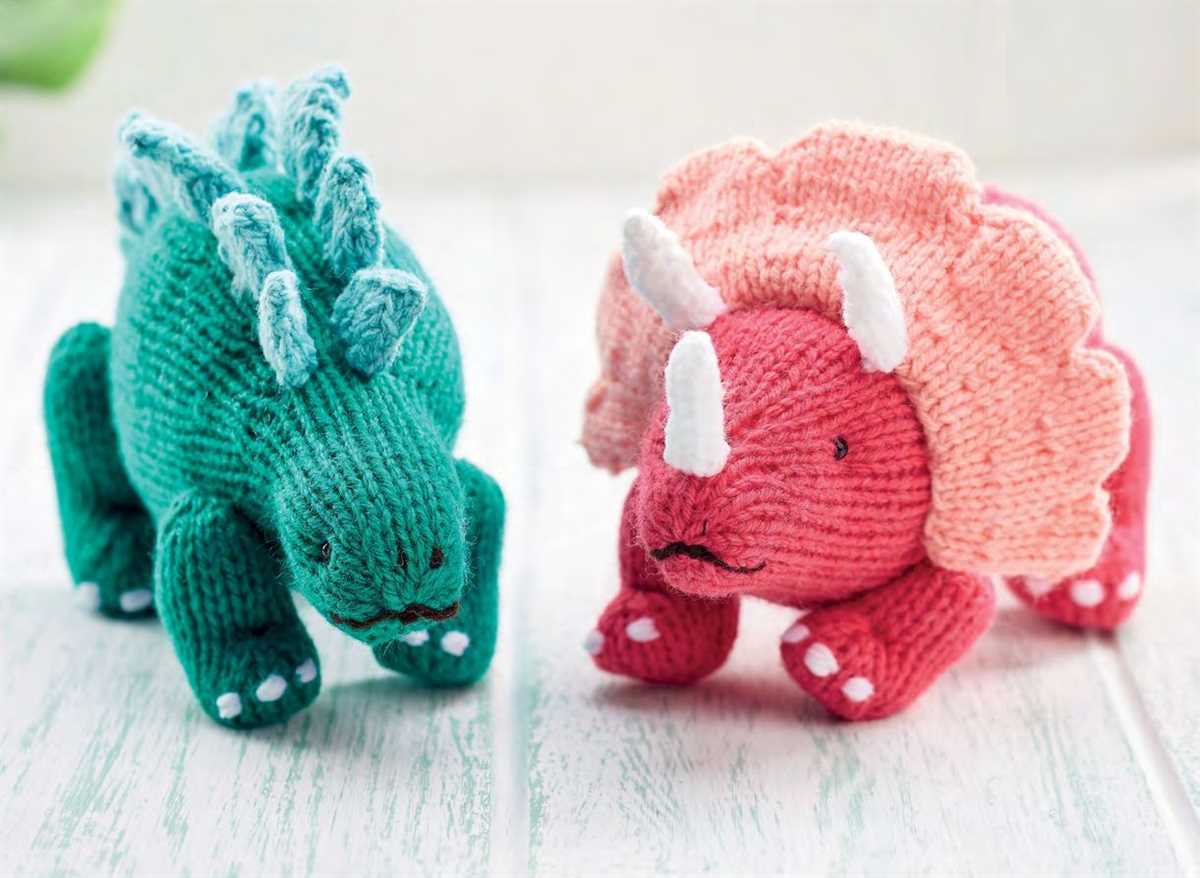 Cute knitted animal patterns