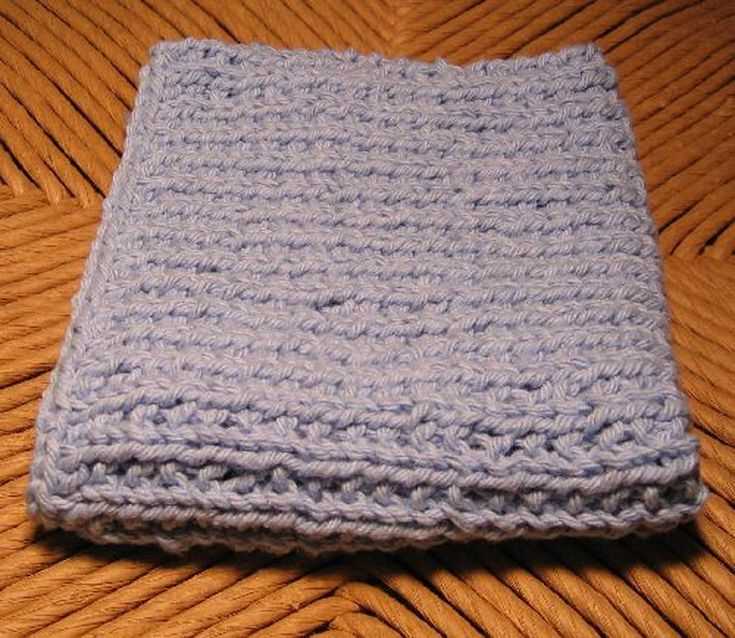 Dishcloth knit pattern basic