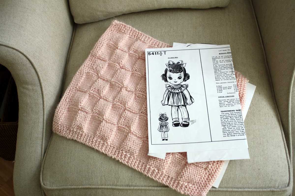 Dolls blanket knitting pattern free uk