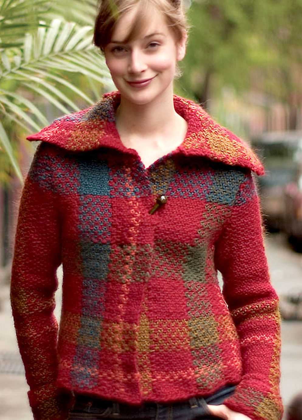 Double breasted cardigan knitting pattern